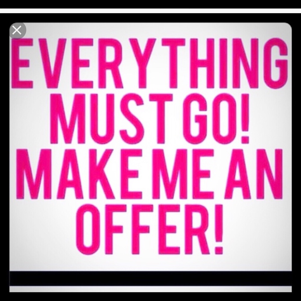 Everything must go by this Friday the 26th